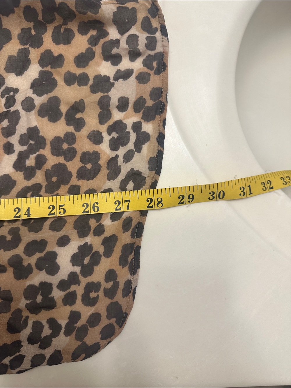 Bella Dahl Brown and Black Leopard Print Sleeveless Button-Front Top - Picture 8 of 8